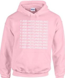1-800-HOTLINEBLING Pink Hoodie
