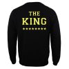 The King His Queen Couple Sweatshirt Back