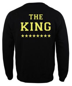 The King His Queen Couple Sweatshirt Back