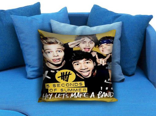 5SOS 5 Second Of Summer Band Pillow Case