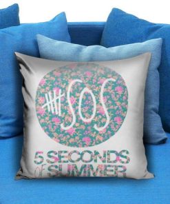 5SOS 5 Seconds of Summer Floral Pillow case