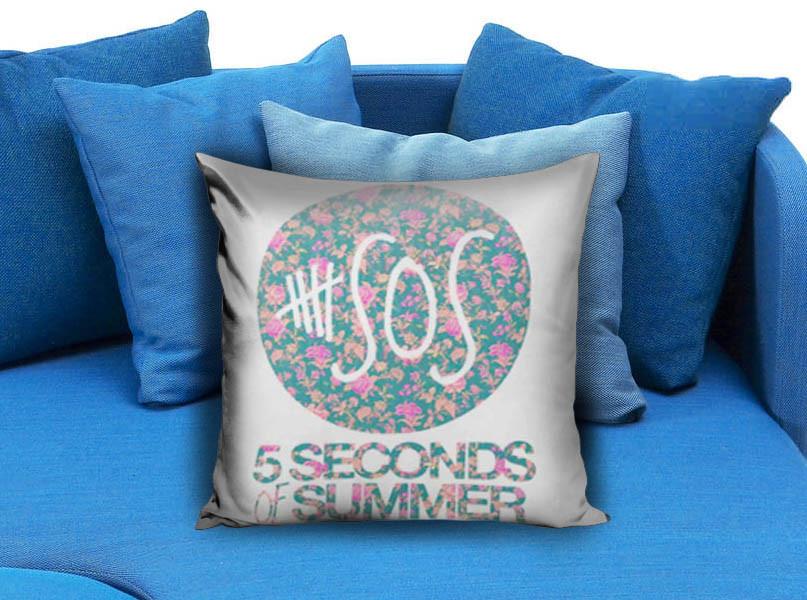 5SOS 5 Seconds of Summer Floral Pillow case