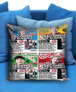 5 Second Of Summer Rock Sound Pillow Case