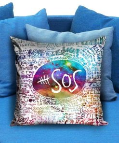 5 Second Of Summer quotes collage Pillow Case