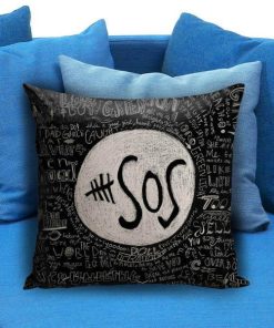 5 Seconds Of Summer Collage Quote Pillow Case