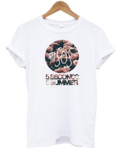 5 Seconds Of Summer flower T shirt