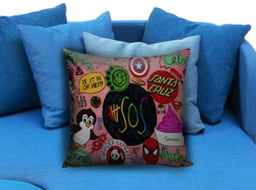 5 Seconds of Summer Collage Pillow case