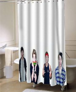 5 Seconds of Summer custom shower curtain customized design for home decor