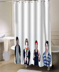 5 Seconds of Summer custom shower curtain customized design for home decor