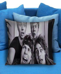 5 sos funny selfie Pillow Case