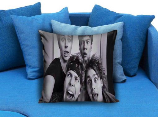5 sos funny selfie Pillow Case