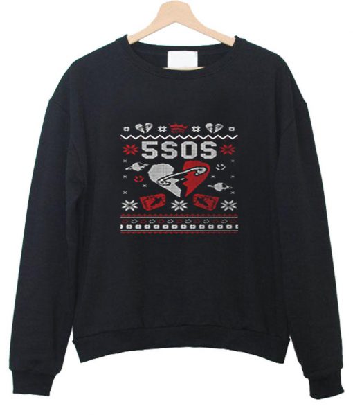 5sos merch christmas Sweatshirt