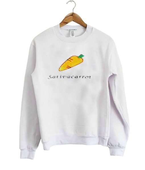 A carrot sweatshirt