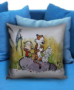 Adventure Calvin and Hobbes Pillow case