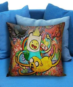Adventure Time Jack And Finn painting art Pillow case