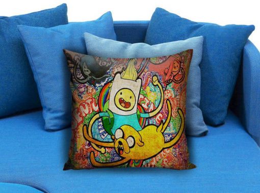 Adventure Time Jack And Finn painting art Pillow case