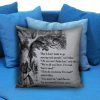 Alice in Wonderland Quote Pillow case