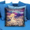 Alice in Wonderland Stay Weird Galaxy Pillow Case