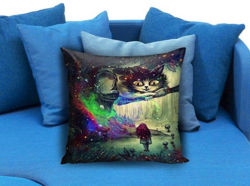 Alice in Wonderland and Cheshire Cat Pillow case