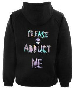 Alien Abduct Hoodie Back