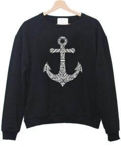 Anchor tribal sweatshirt