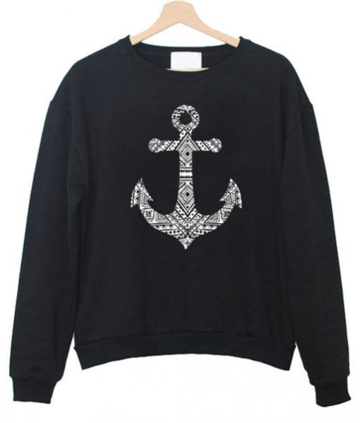 Anchor tribal sweatshirt