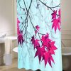 Aqua shower curtain customized design for home decor