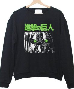 Attack on Titan Green Eyes sweatshirt