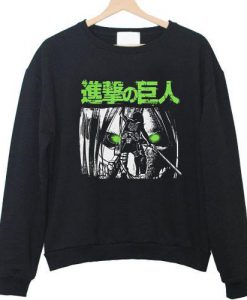 Attack on Titan Green Eyes sweatshirt