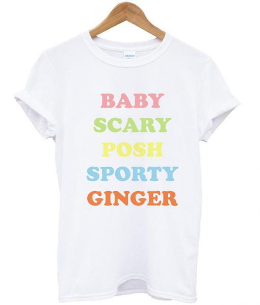 BABY SCARY POSH SPORTY GINGER tshirt