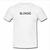 BLONDIE tshirt