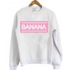 Banana print sweatshirt