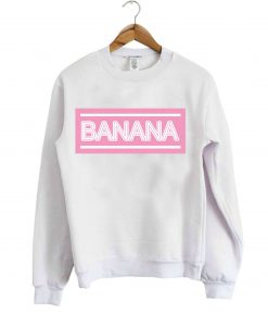 Banana print sweatshirt