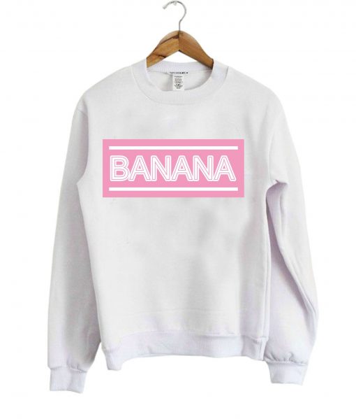 Banana print sweatshirt