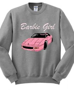 Barbie Girl Car Sweatshirt