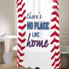 Baseball Shower Curtain Sports Bathroom Decor Fabric Shower Curtain Baseball Bathroom