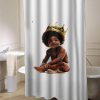Big notorious notorious big biggie smalls shower curtain customized design for home decor