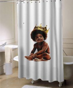 Big notorious notorious big biggie smalls shower curtain customized design for home decor
