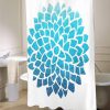 Blue Dahlia shower curtain customized design for home decor