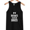 Bows over Bros Black Cheer tanktop