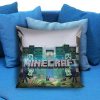 Brick Game 01 Minecraft Creeper Pillow case