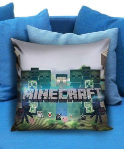 Brick Game 01 Minecraft Creeper Pillow case
