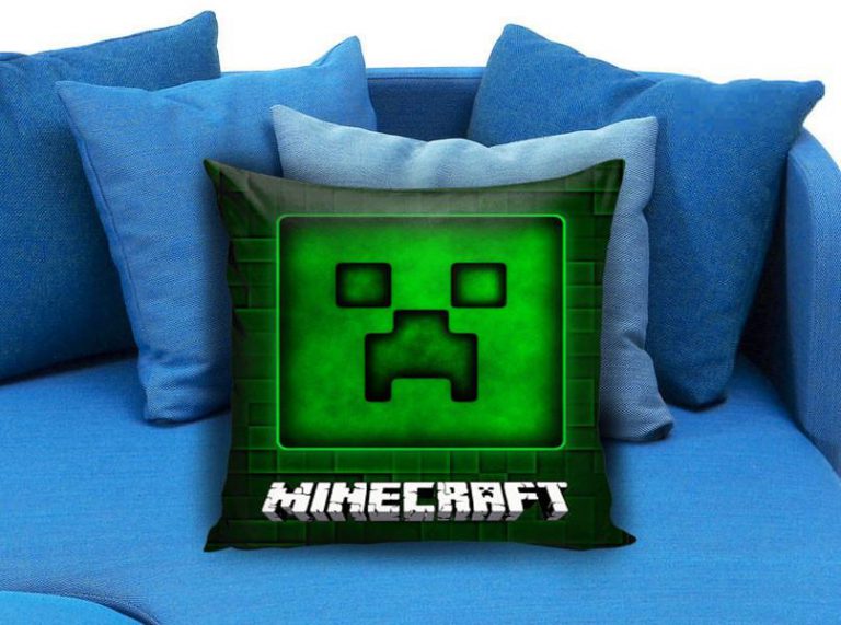 minecraft creeper green pillow buddy