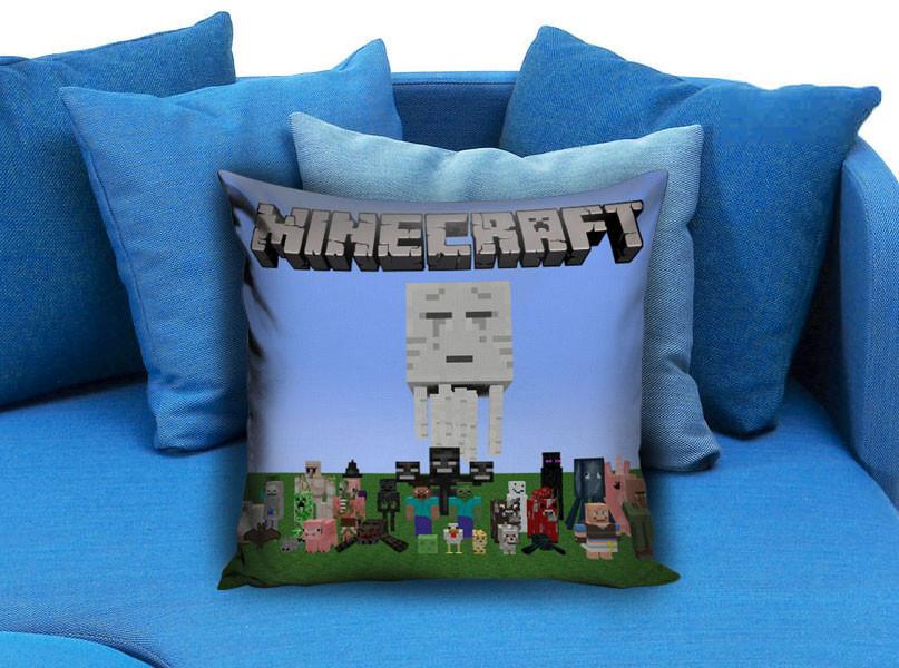 Brick Game 04 Minecraft Creeper Pillow Case Kendrablanca