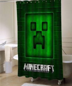 Brick Game Style shower curtain customized design for home decor
