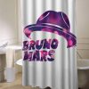 Bruno Mars Hat Flower shower curtain customized design for home decor