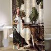 CafePress Annibale Carracci Virgin and Unicorn shower curtain customized design for home decor