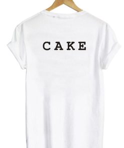 Cake tshirt back