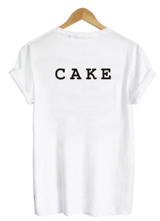 Cake tshirt back