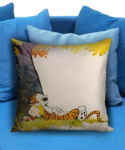 Calvin and Hobbes Sleep Square Pillow case